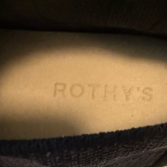 Rothys Merino Wool Chelsea Boots Black Gray Mens 13 - Picture 9 of 10